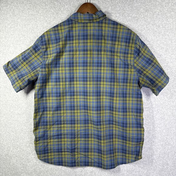 5.11 Tactical Shirt Mens Sz XL Blue Green Plaid Classic Covert UC Snap Front - Picture 2 of 9